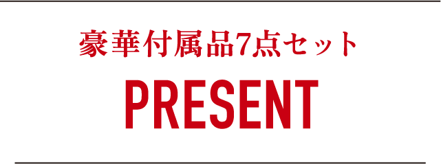 豪華付属品7点セットPRESENT