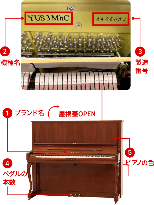 アップライトピアノ